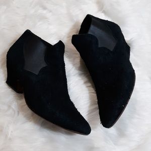 ACNE STUDIOS black suede Chelsea boots